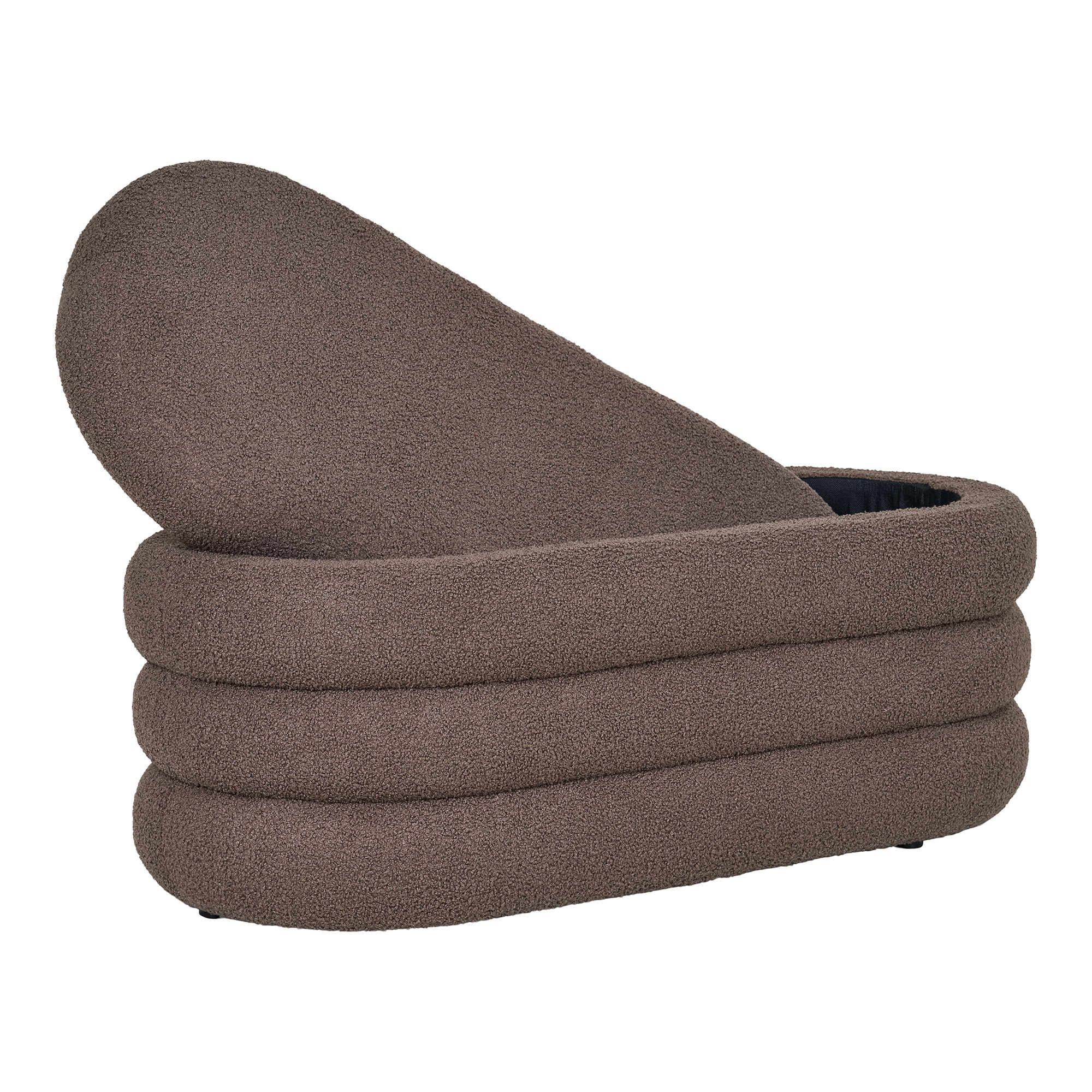 Bank Jinsea Polyester Bruin - Afbeelding 5