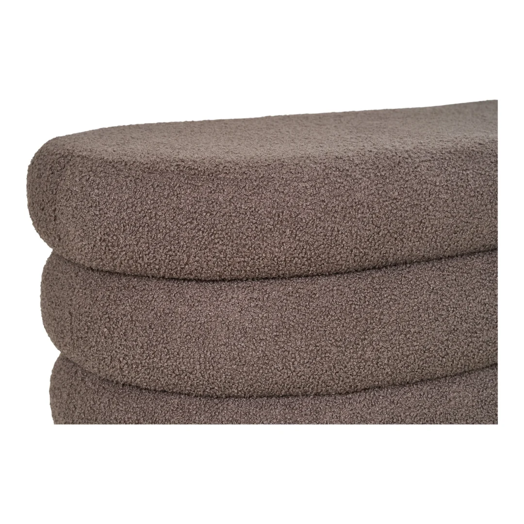 Bank Jinsea Polyester Bruin - Afbeelding 6