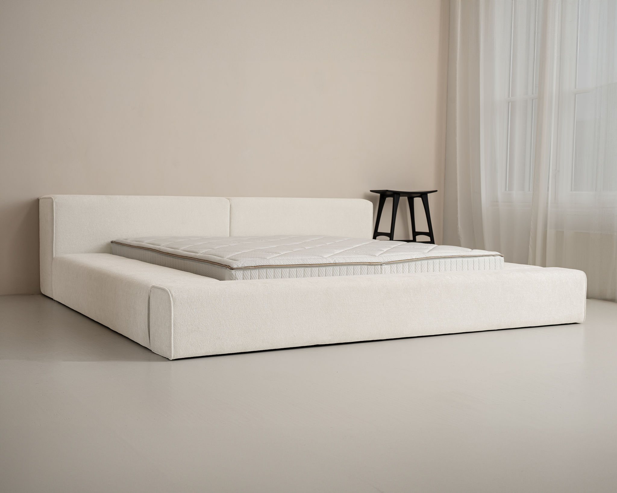 Bed Jonner Beige 160x200 - Afbeelding 9