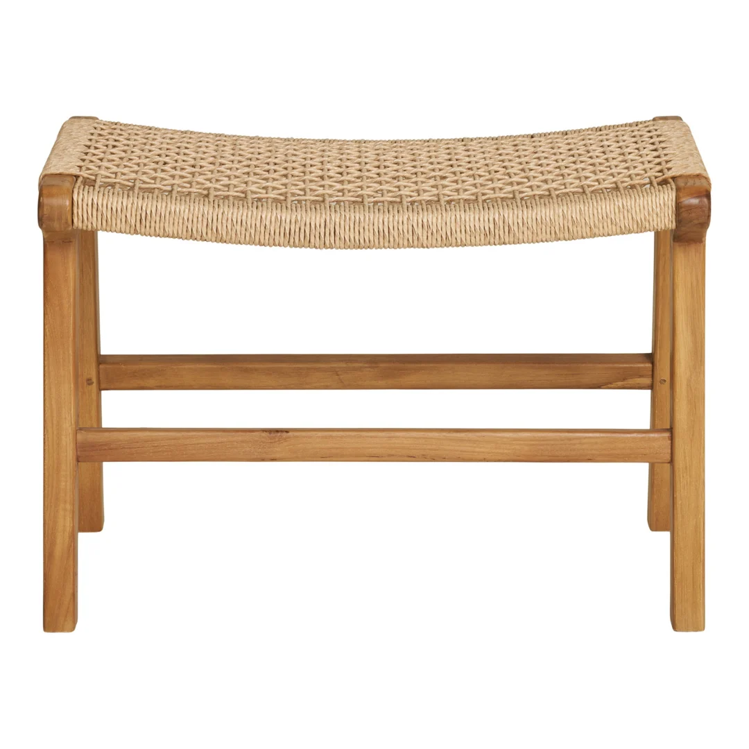 Voetenbank Gaasy Teak Naturel - Afbeelding 2
