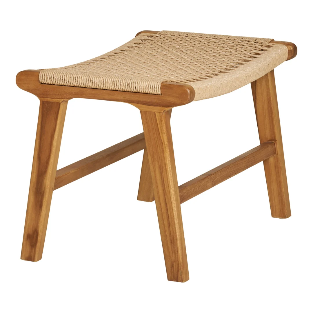 Voetenbank Gaasy Teak Naturel - Afbeelding 3