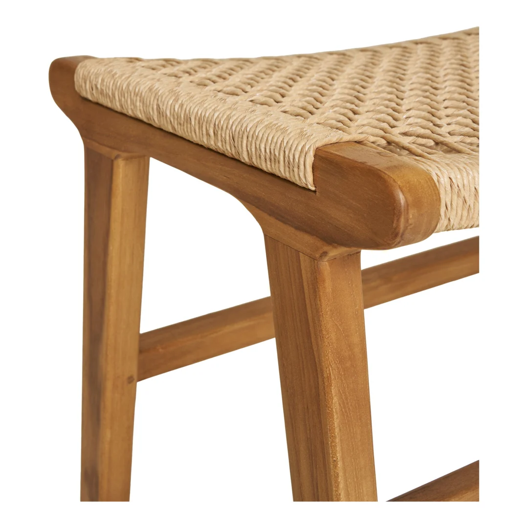 Voetenbank Gaasy Teak Naturel - Afbeelding 4