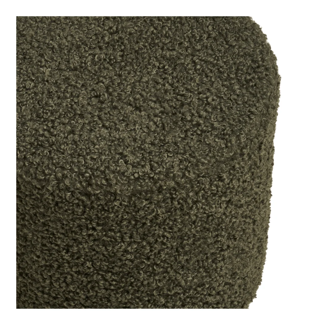Poef Skandik Polyester Groen - Afbeelding 2