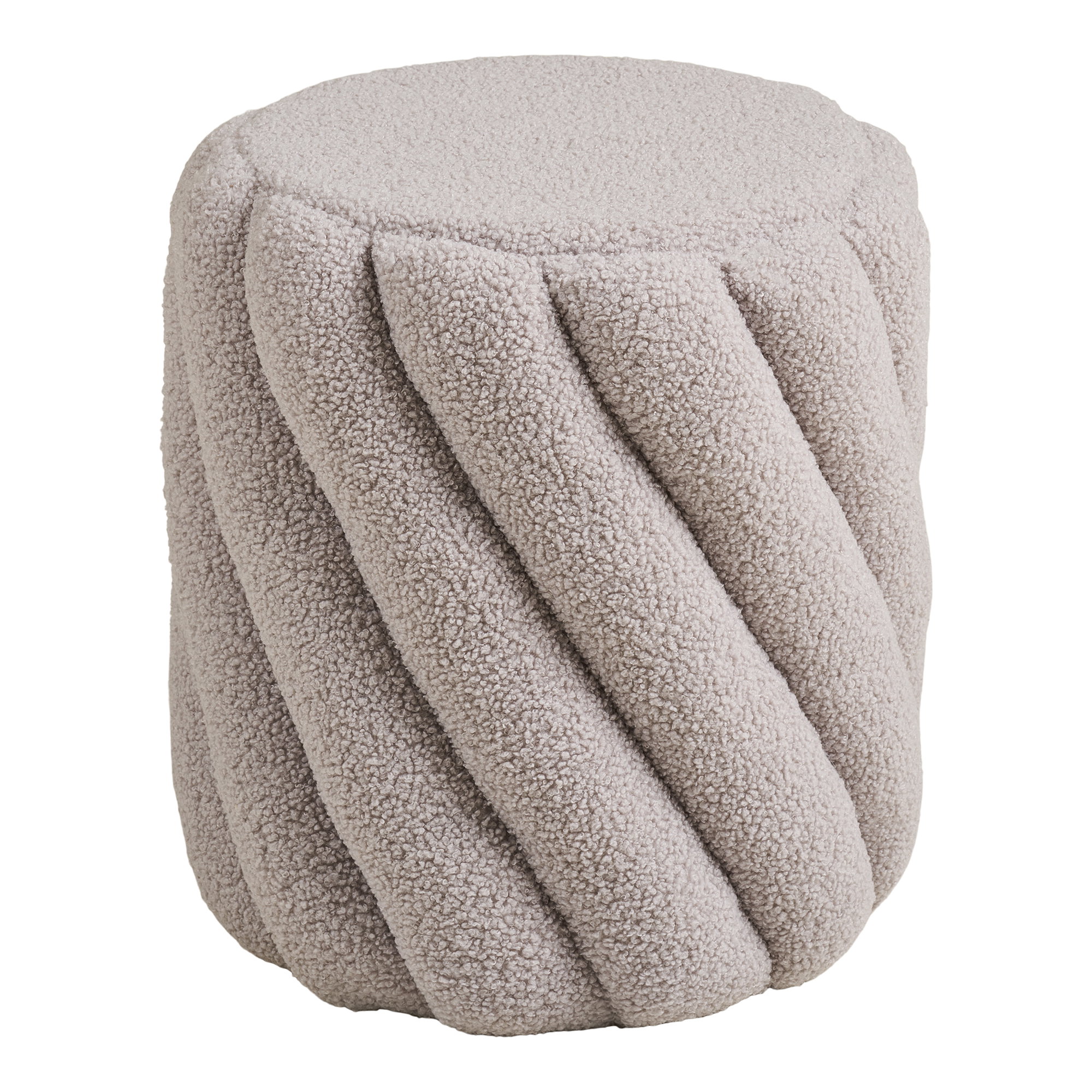 Poef Grisol Polyester Grijs