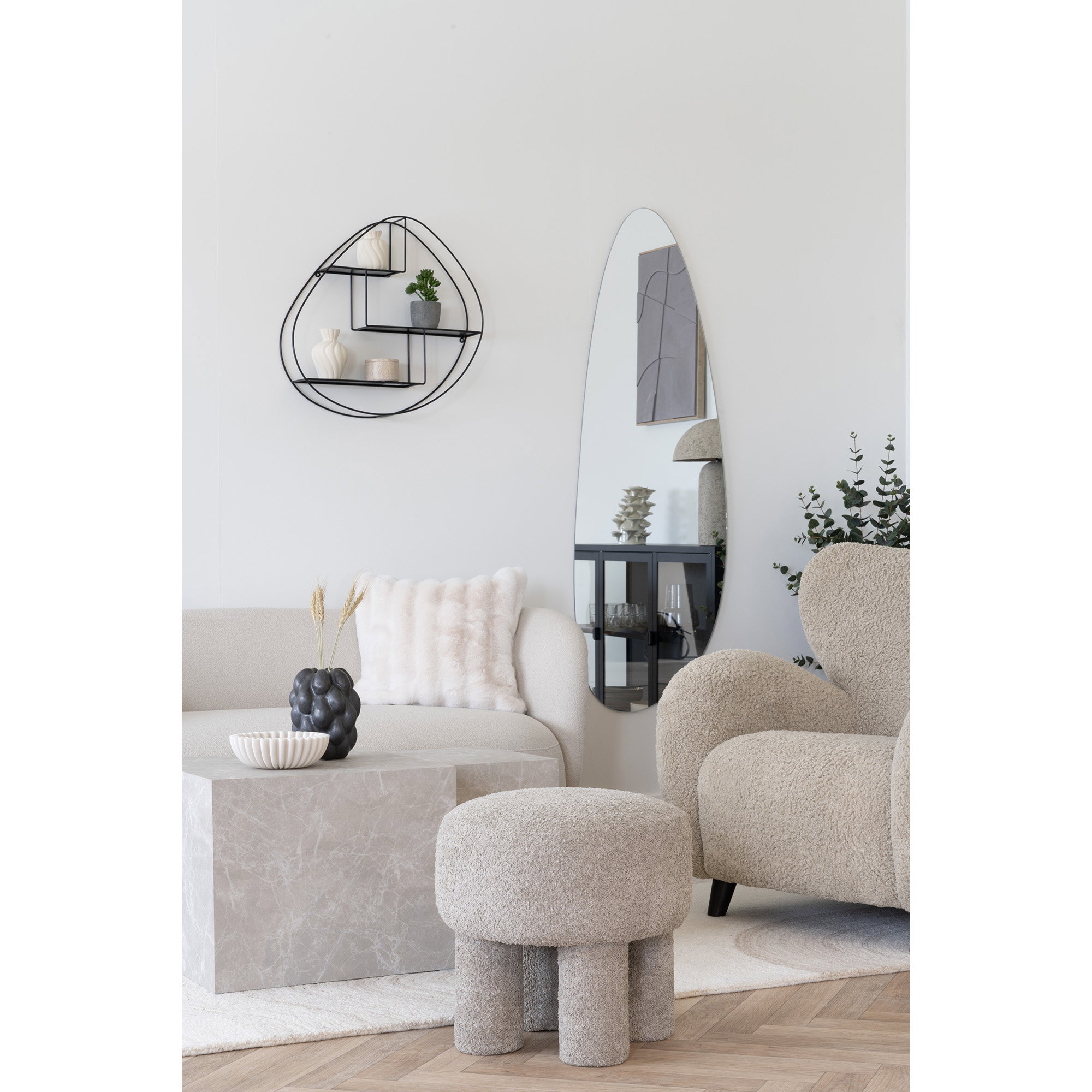 Poef Brorano Polyester - Afbeelding 4