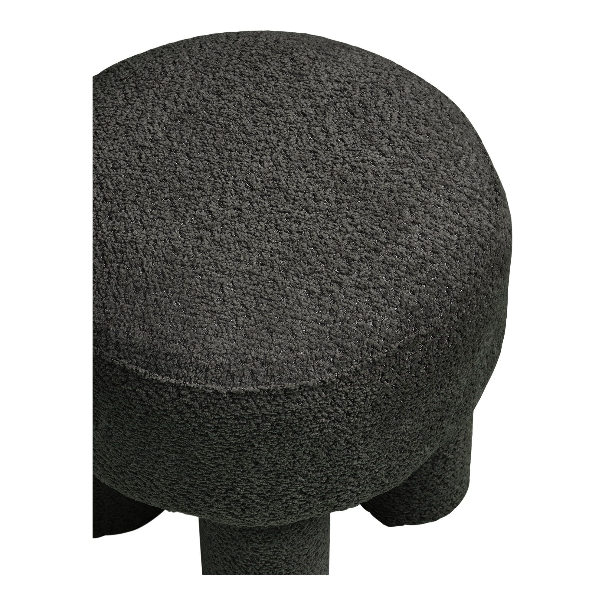 Poef Teirrel Polyester Antraciet - Afbeelding 3