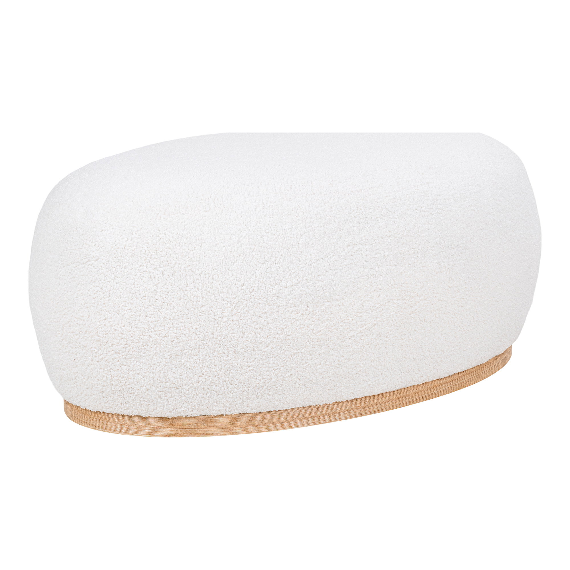 Poef Ziedin Polyester Wit - Afbeelding 2