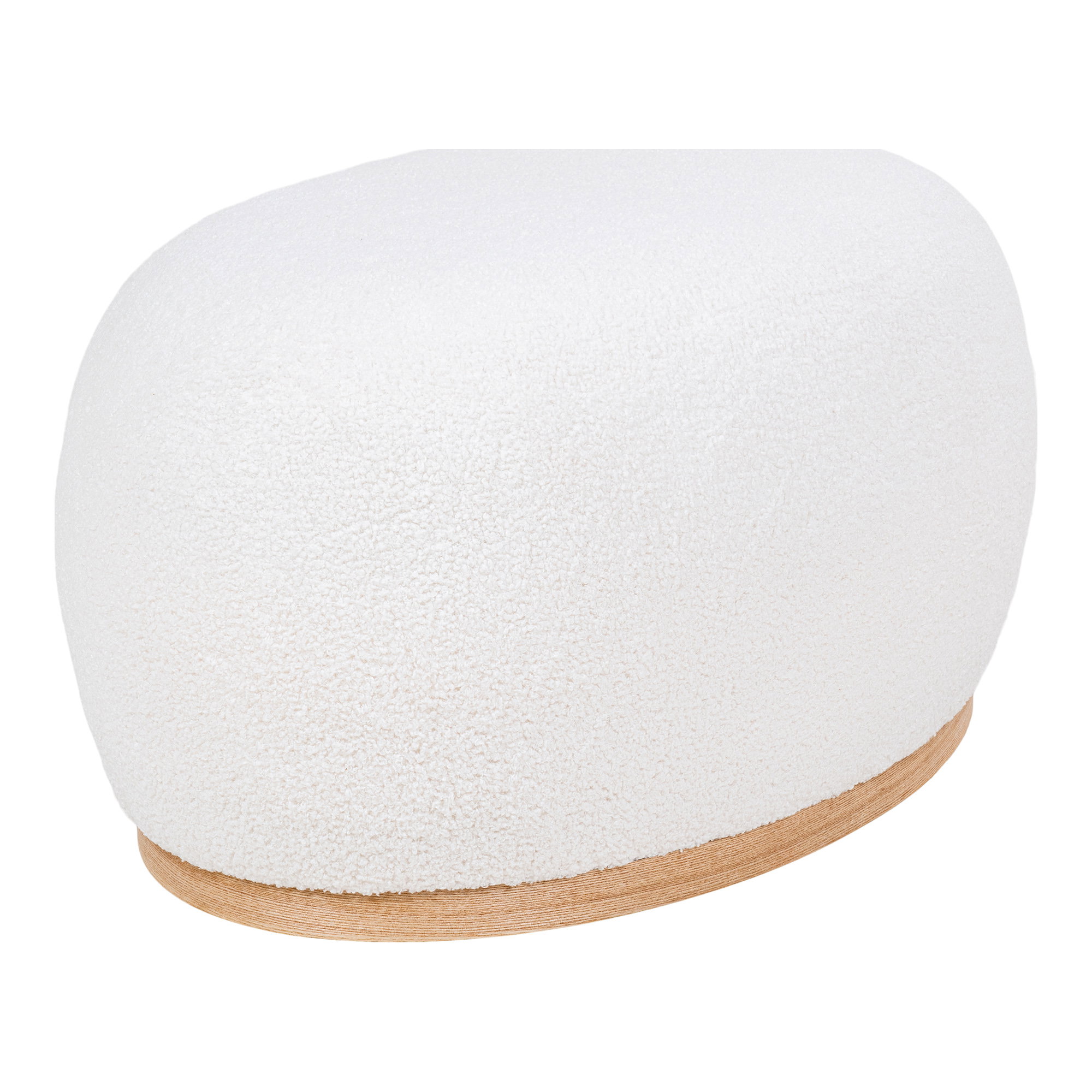 Poef Ziedin Polyester Wit - Afbeelding 3