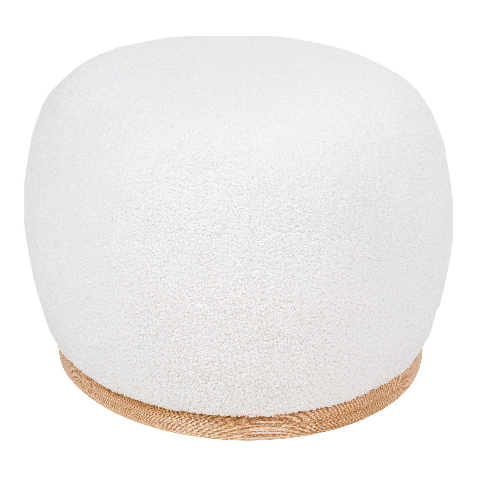 Poef Ziedin Polyester Wit - Afbeelding 4