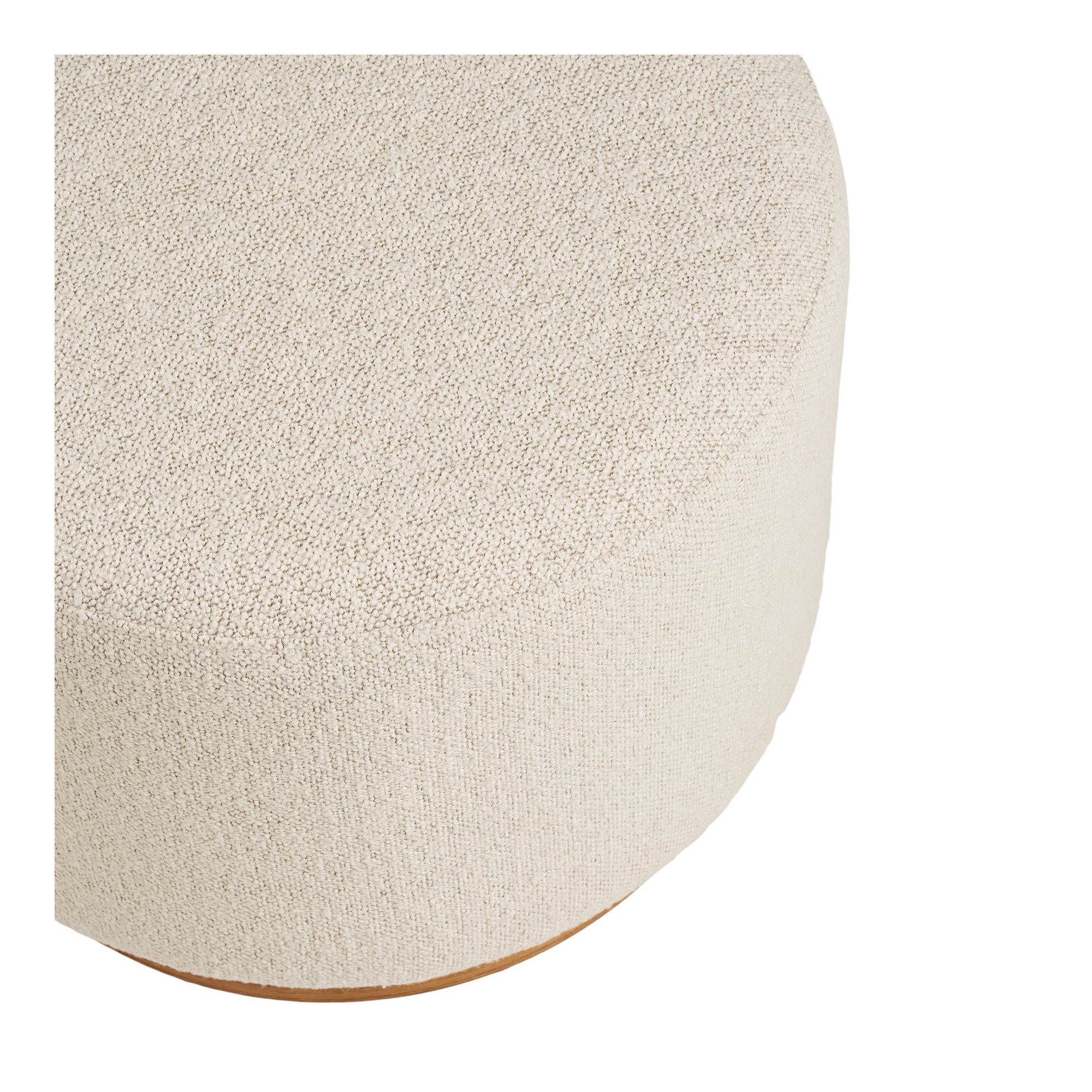 Poef Laullis Polyester Zand - Afbeelding 2