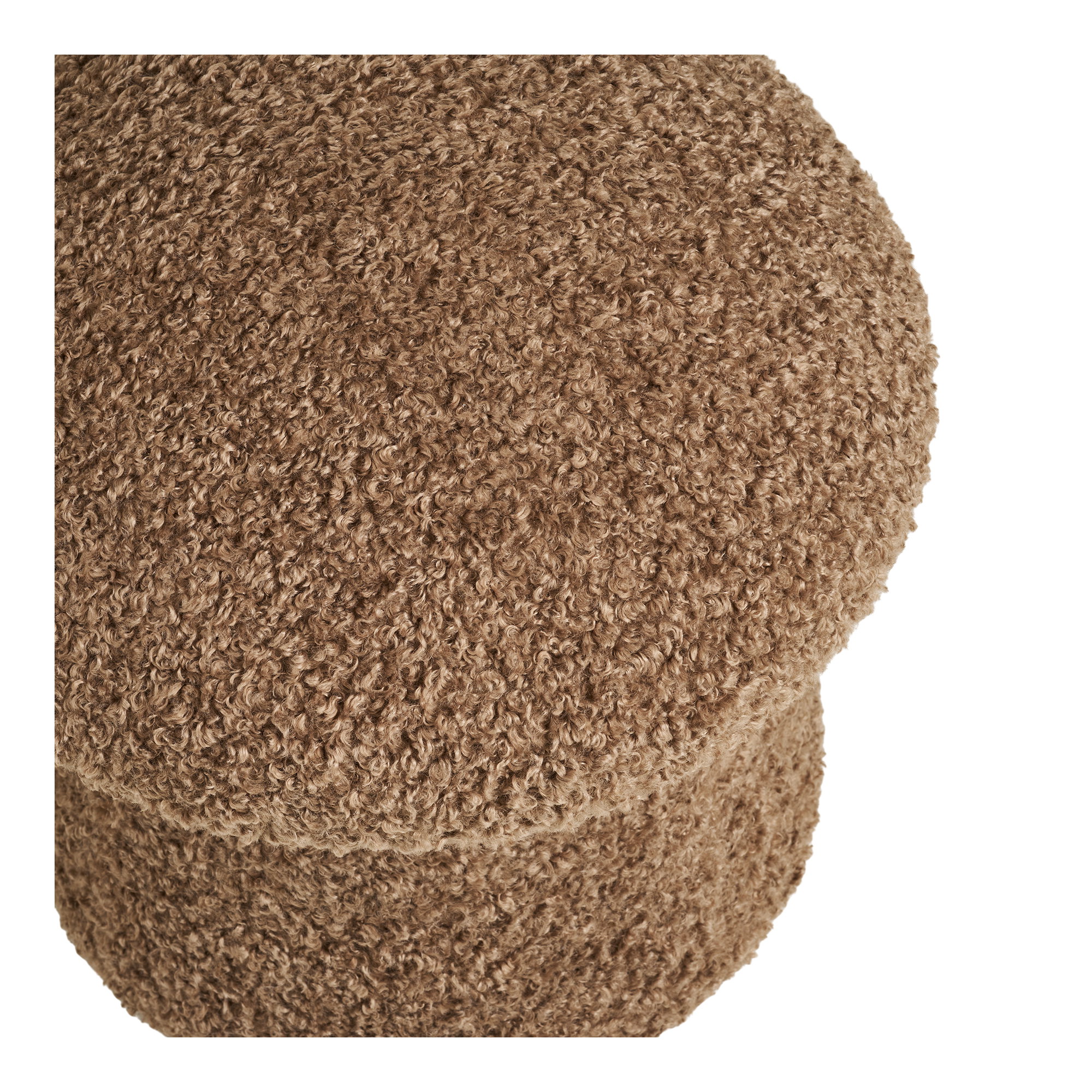 Poef Hoommero Polyester Bruin - Afbeelding 2