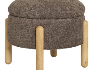 Poef Taunello Polyester Bruin