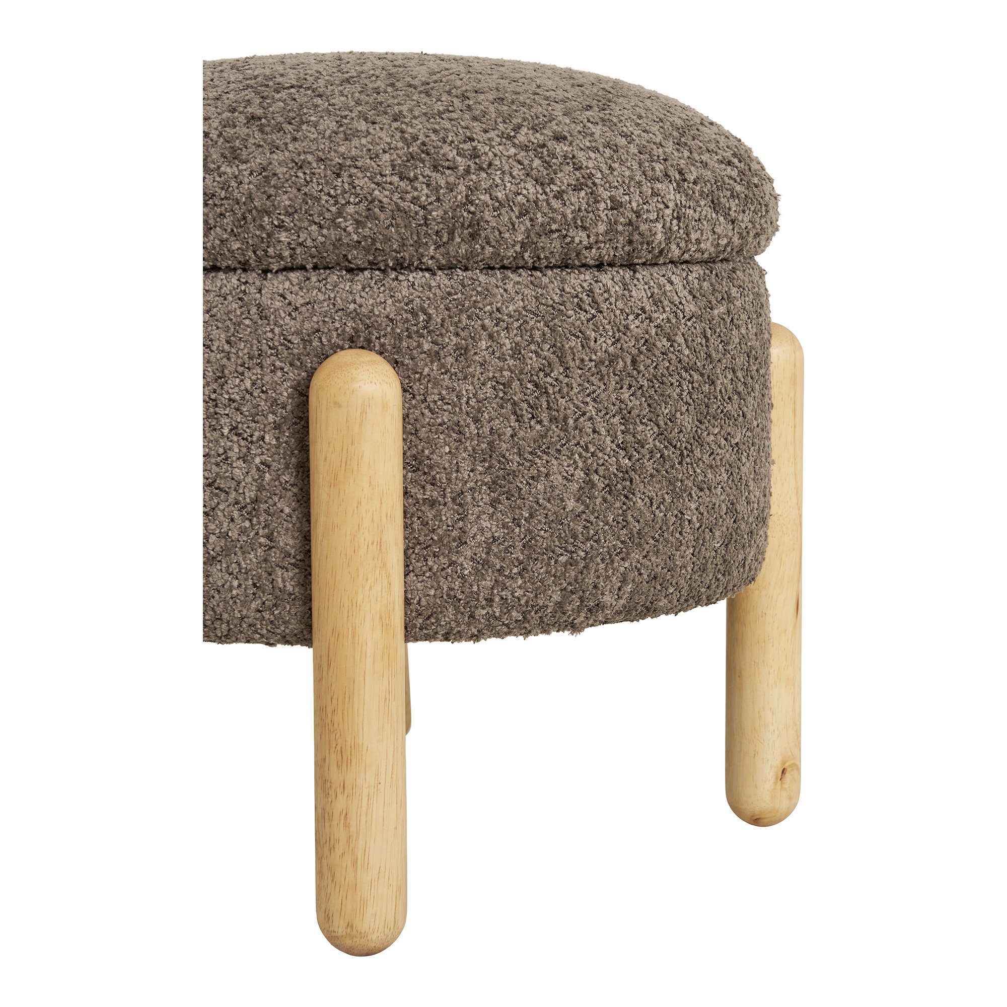 Poef Taunello Polyester Bruin - Afbeelding 4