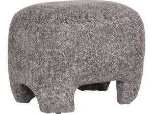 Poef Trimmar Polyester Grijs