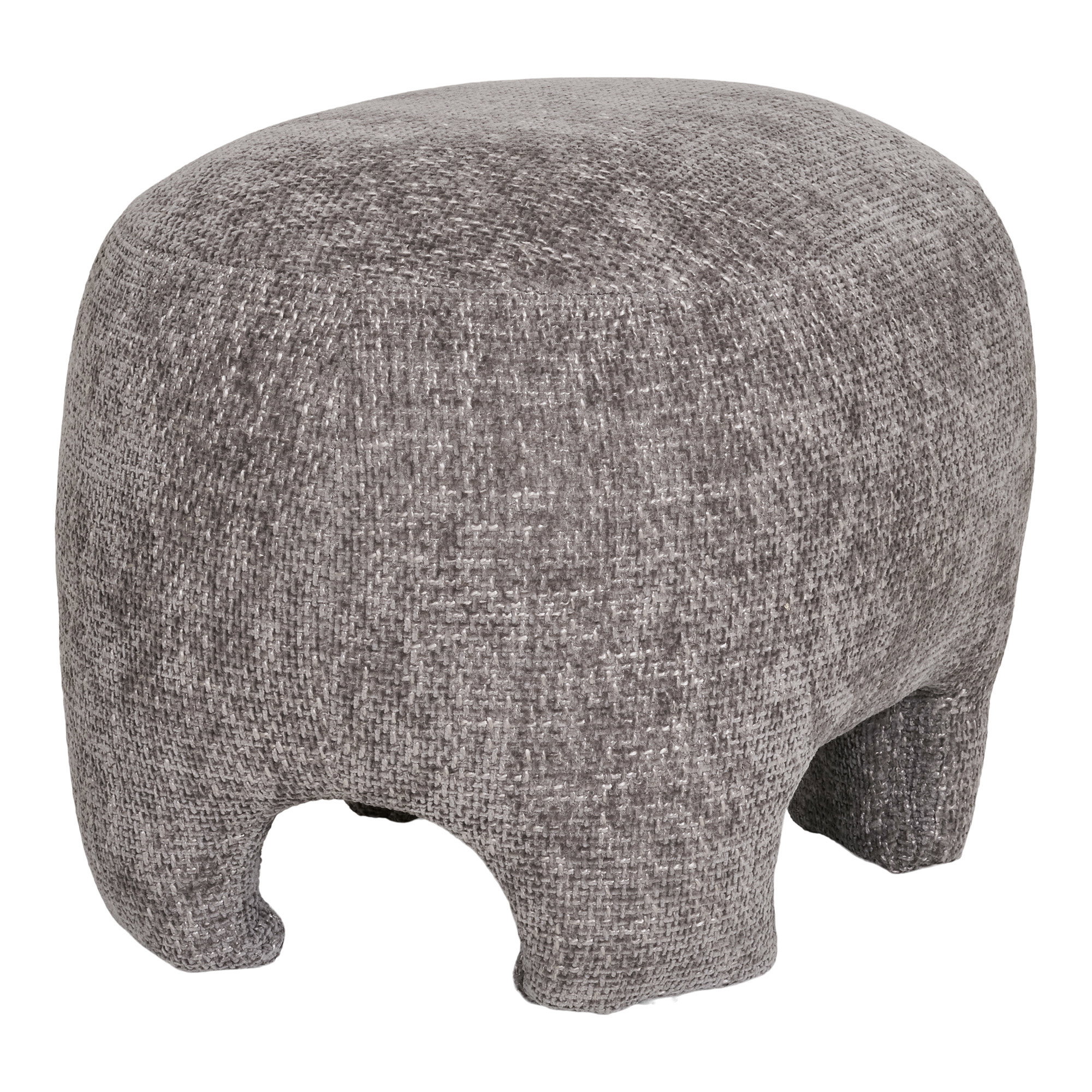 Poef Trimmar Polyester Grijs - Afbeelding 3