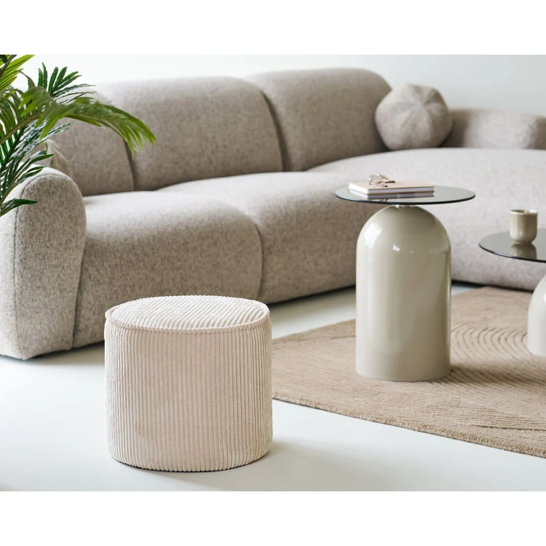 Poef Grorrin Polyester Beige - Afbeelding 4