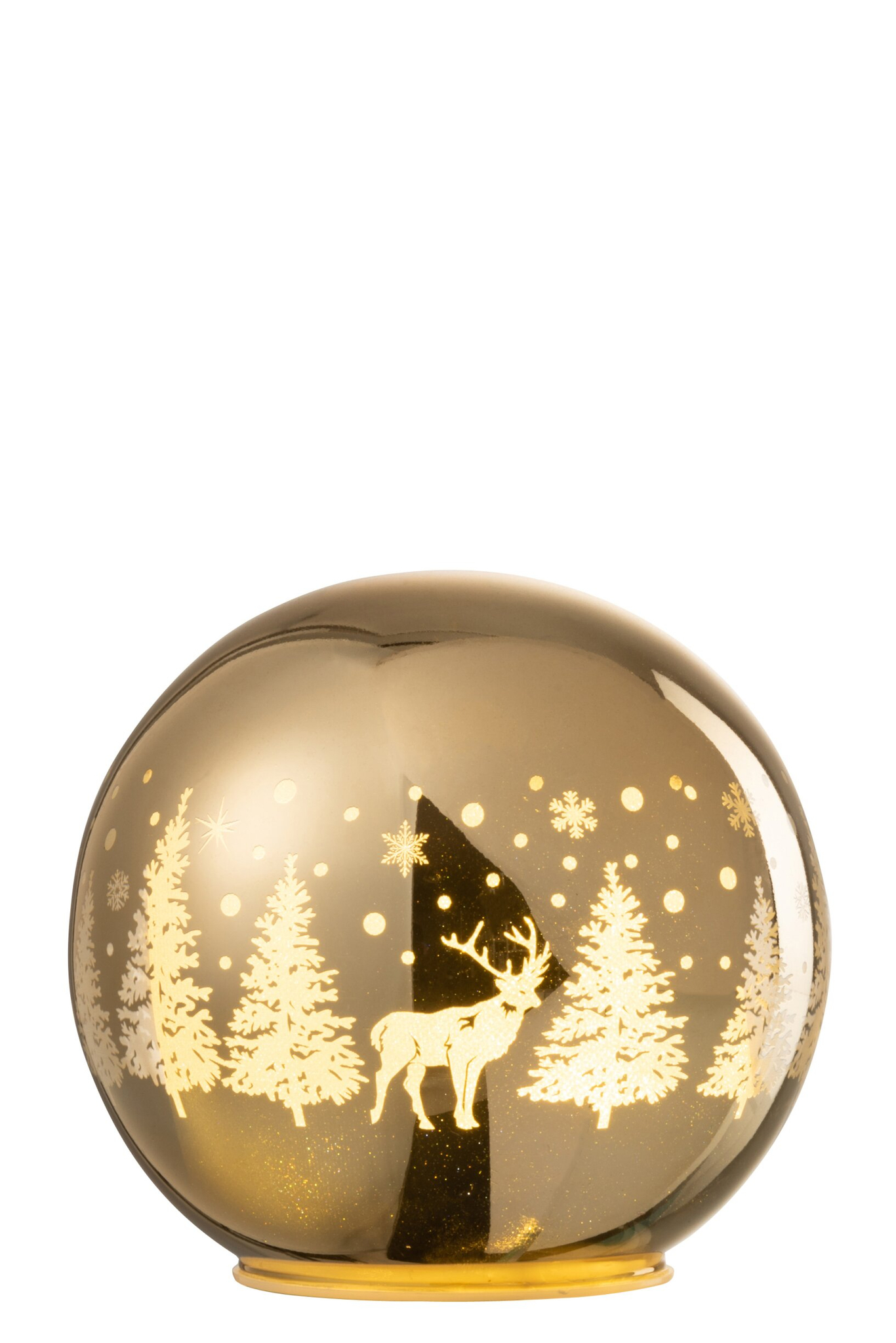Decoratie Boras Glas Goud - Afbeelding 3