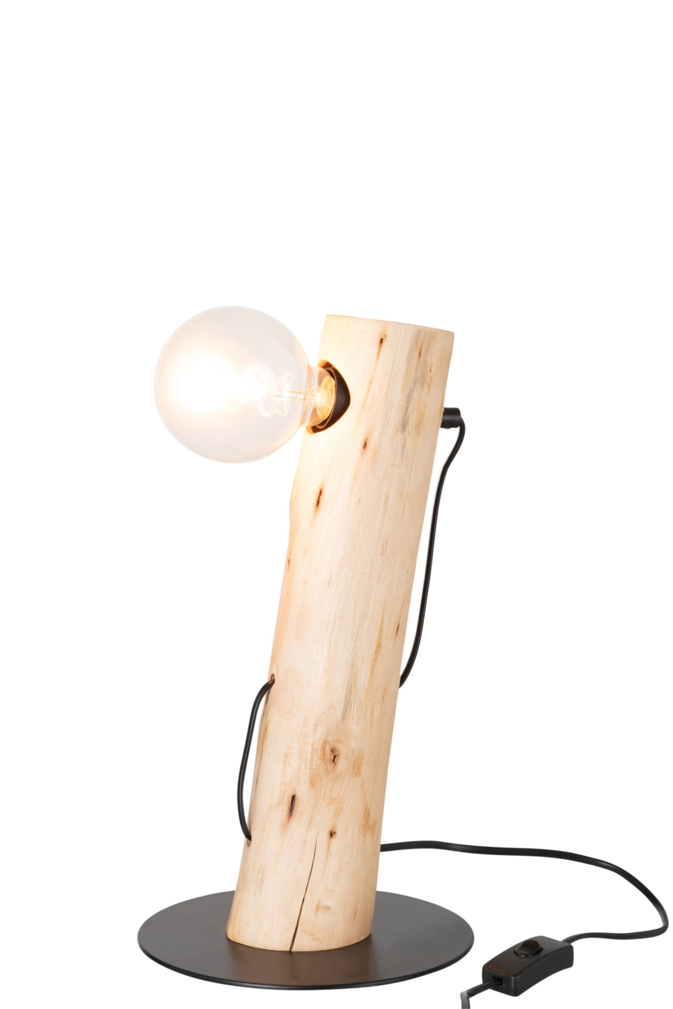Tafellamp Daarmonte Hout H36 cm