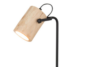 Bureaulamp Dirdea Hout H42 cm