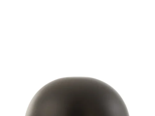 Joossis decoratiefiguur met zwarte paddestoelvorm en goudkleurige metalen basis, 35 cm hoog