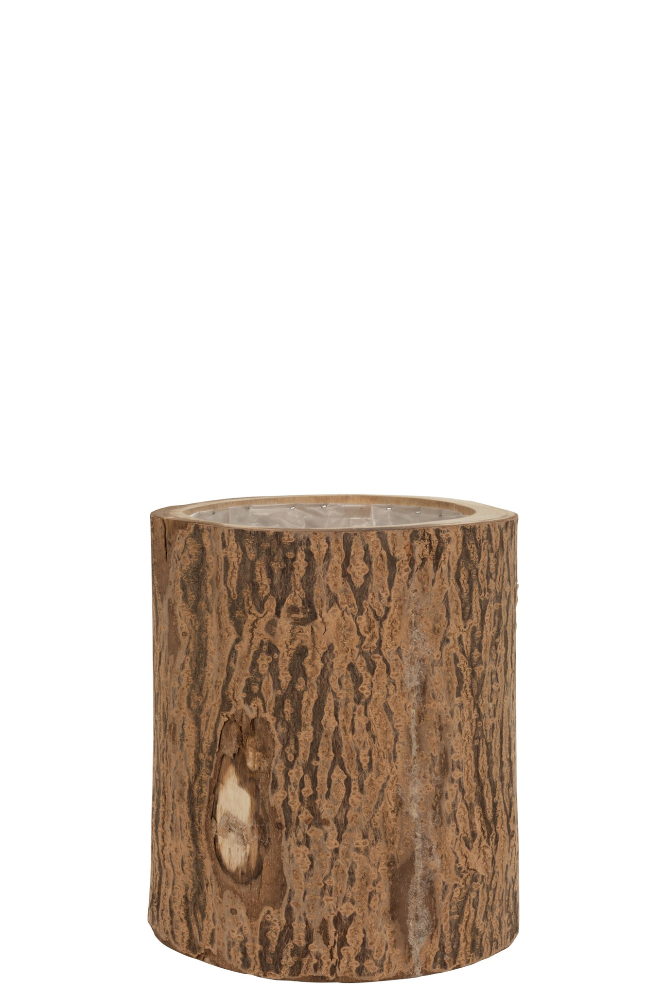 Bloempot Zuntan Hout Naturel H32 cm - Afbeelding 2