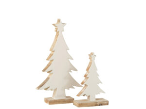 Kerstboom Meldas Mangohout Wit H32 cm