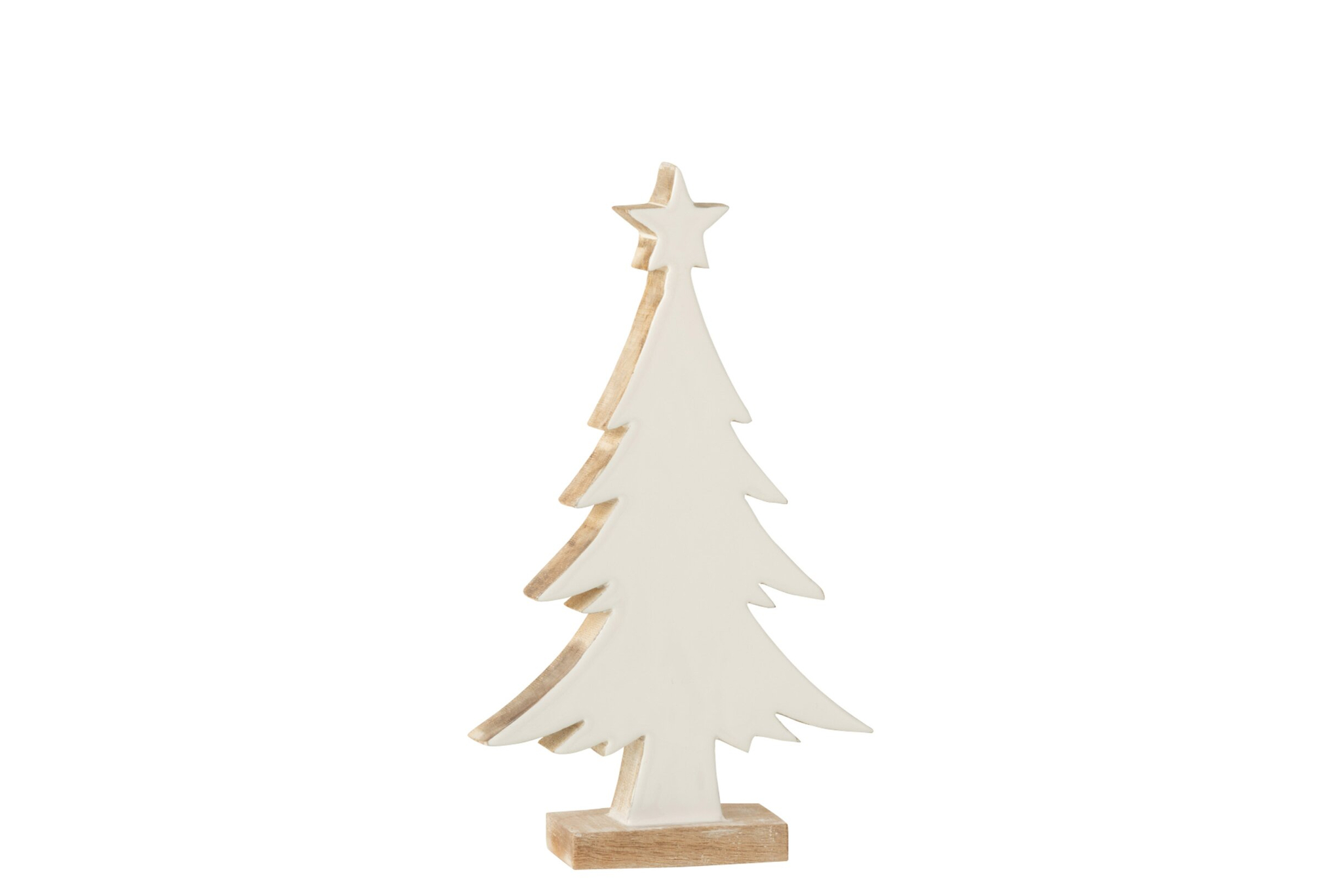 Kerstboom Meldas Mangohout Wit H32 cm - Afbeelding 2