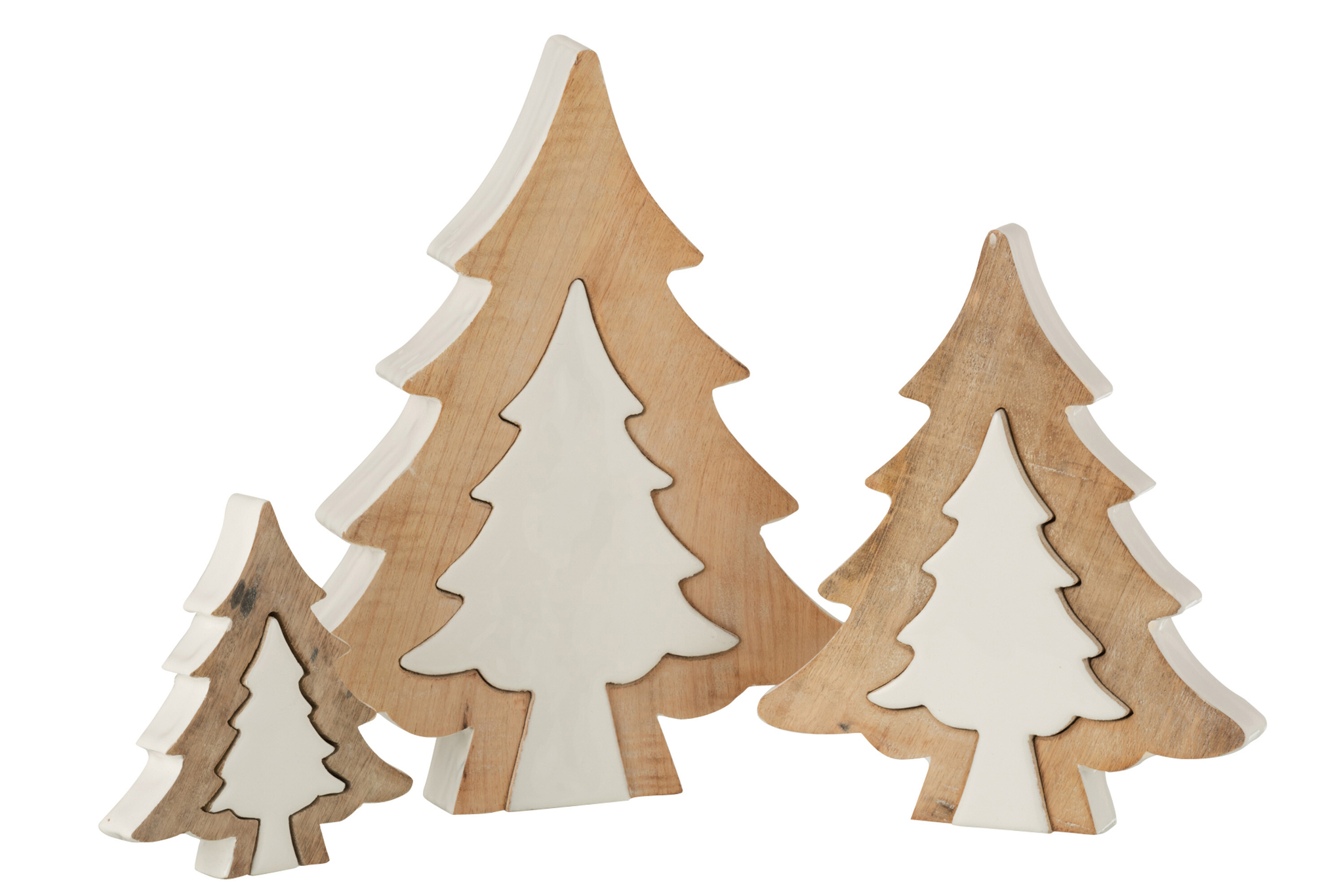 Kerstboom Skiellar Mangohout Wit - Afbeelding 2