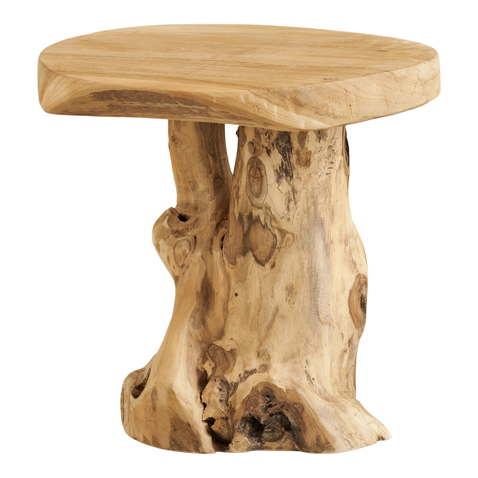 Bijzettafel Prennond Teak Ø40 cm