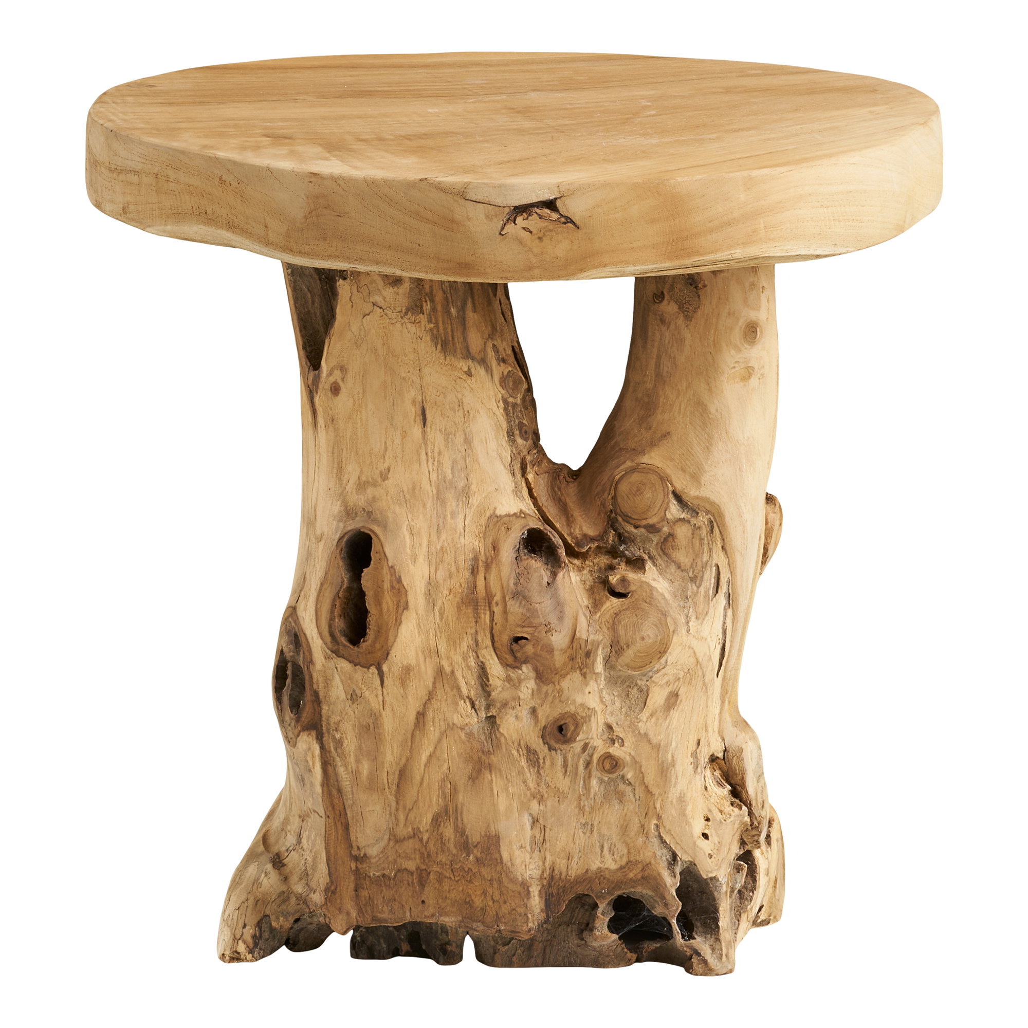 Bijzettafel Prennond Teak Ø40 cm - Afbeelding 2