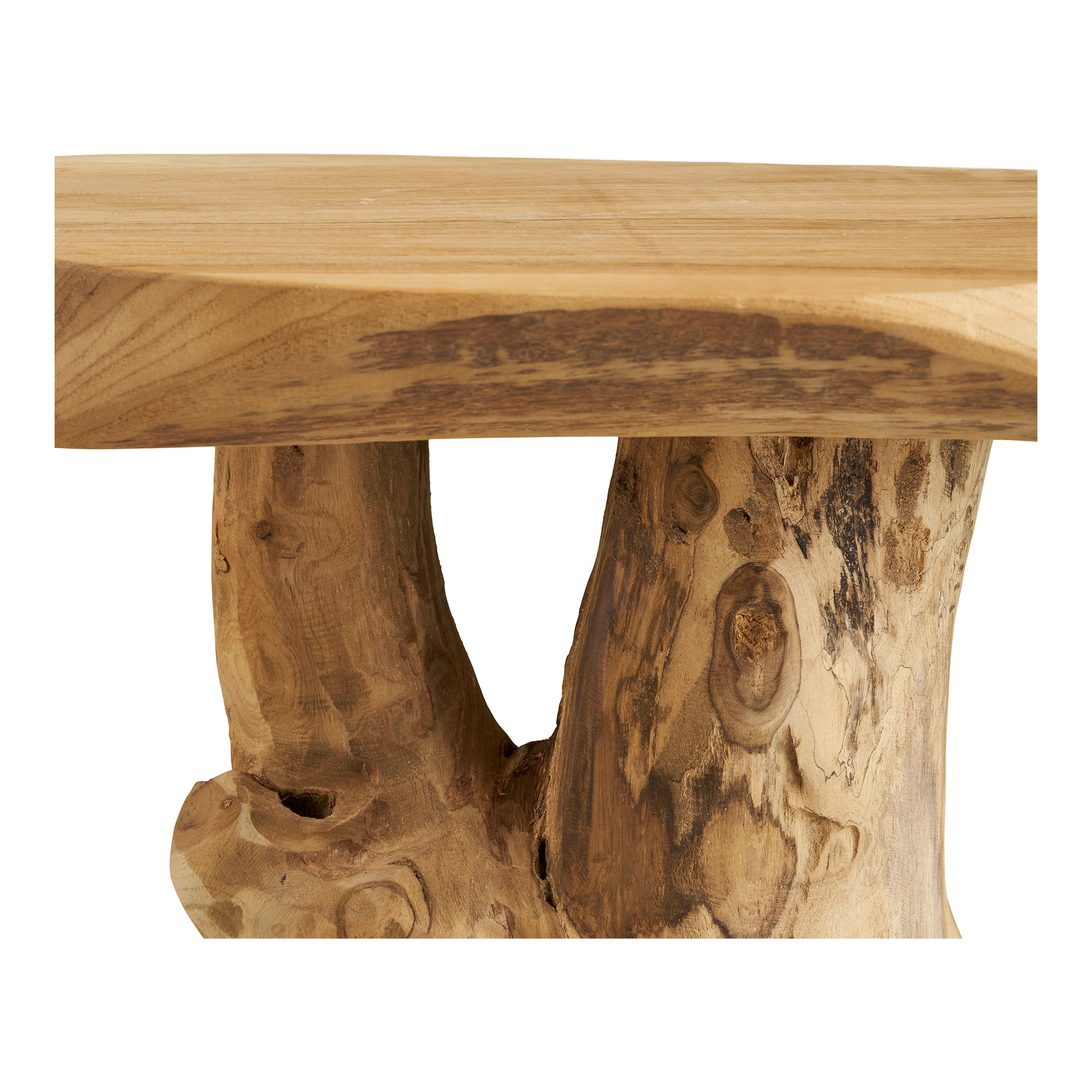 Bijzettafel Prennond Teak Ø40 cm - Afbeelding 3