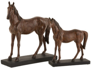 Beeld Truntar Polyester Bruin H36 cm