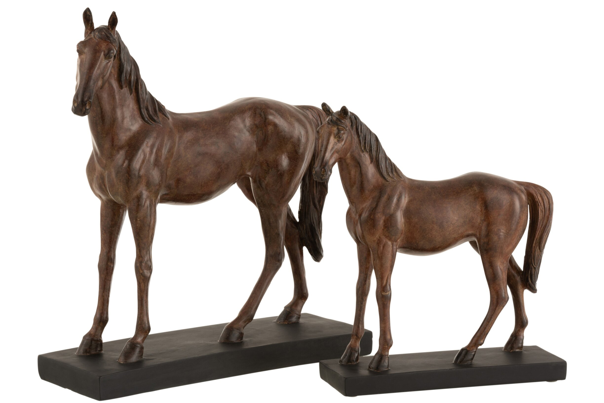 Beeld Truntar Polyester Bruin H36 cm