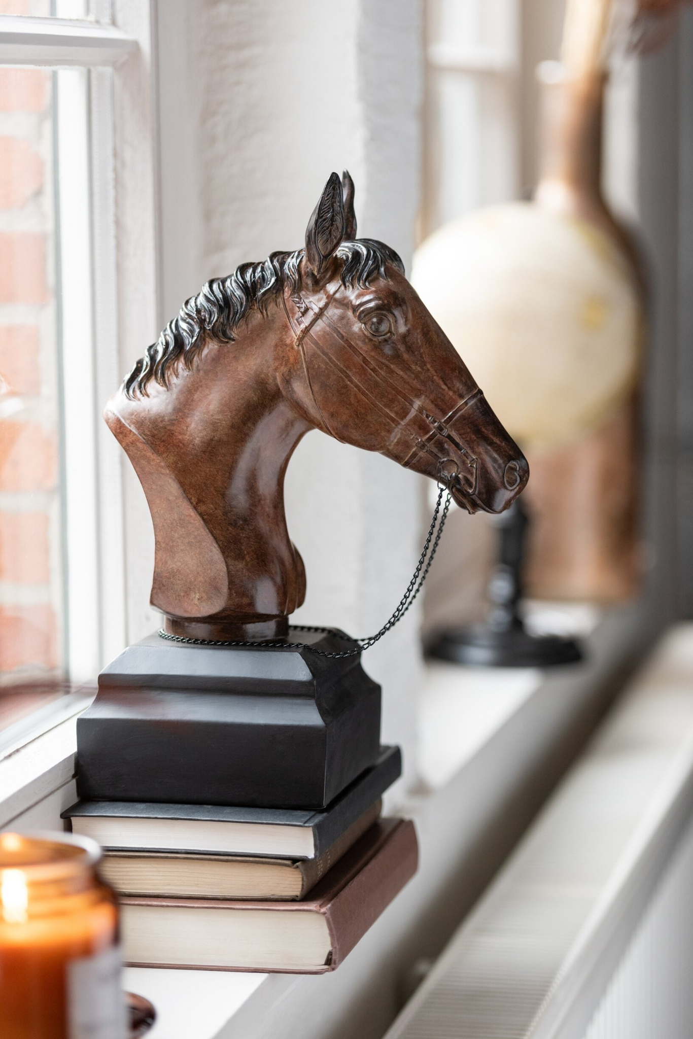 Decoratie Grinsonte Polyester Bruin