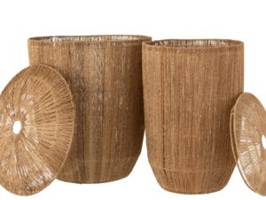 Mand Kleinto Jute Naturel - Set van 2