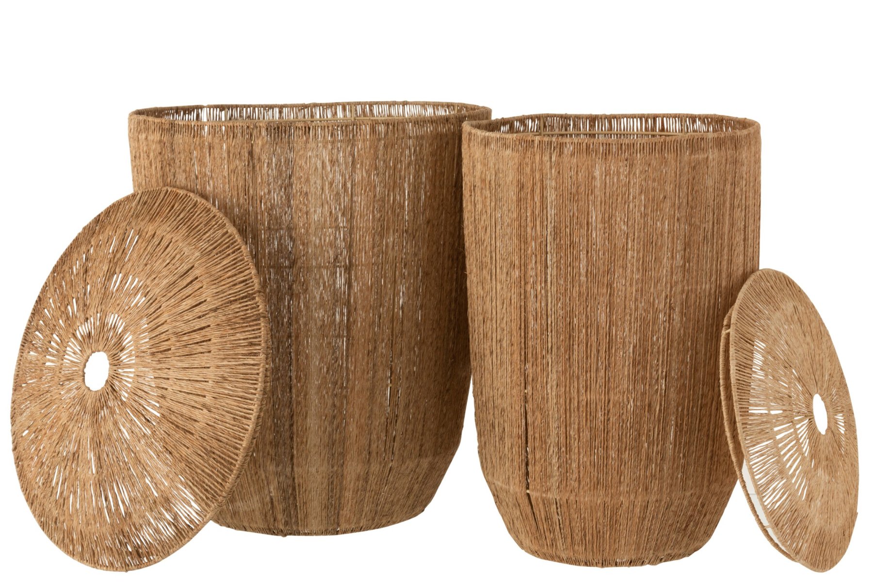 Mand Kleinto Jute Naturel - Set van 2
