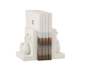 Boekensteun Horund Wit - Set van 2