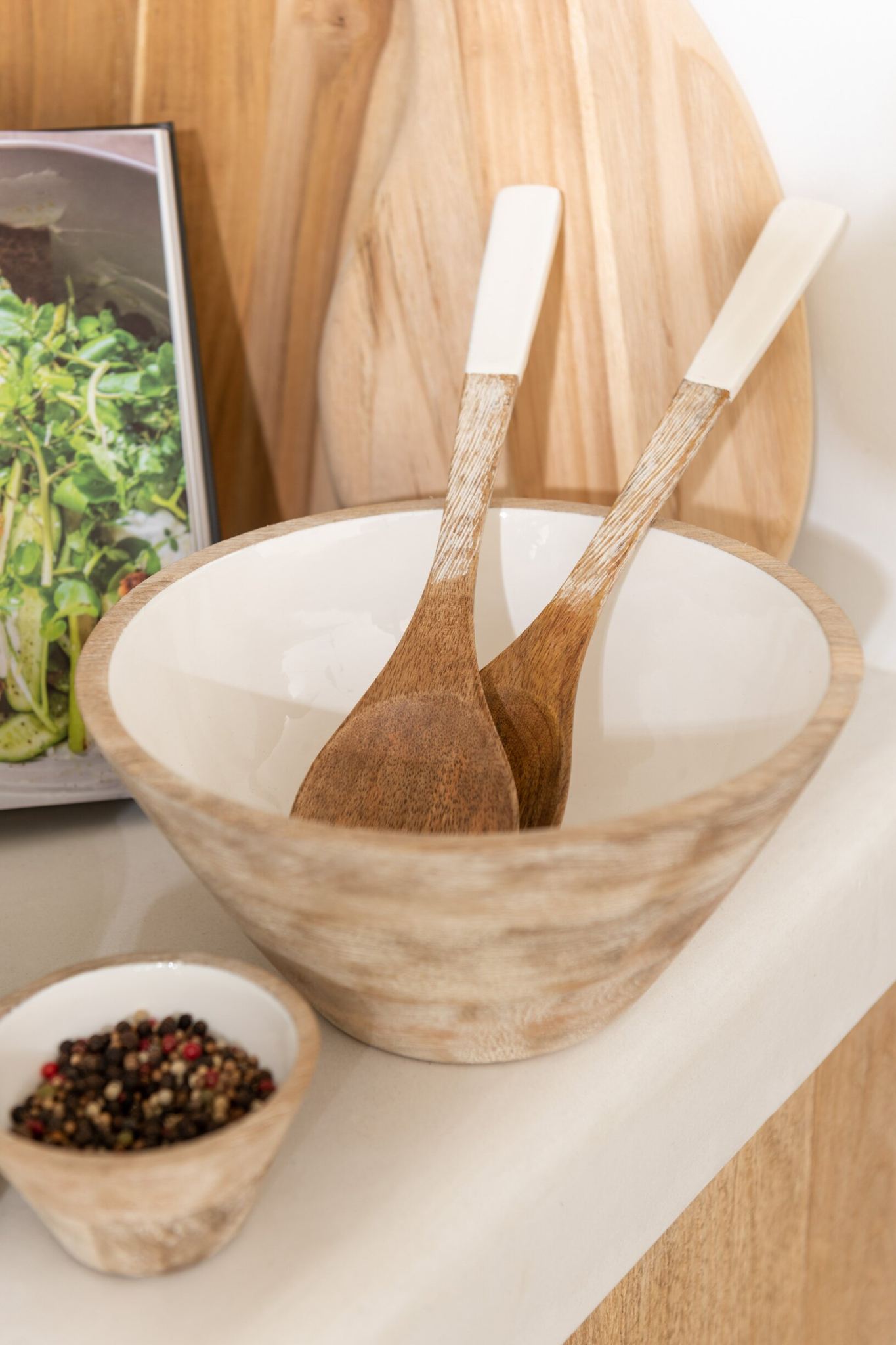 Kom Stoorrura Mangohout Wit - Afbeelding 4