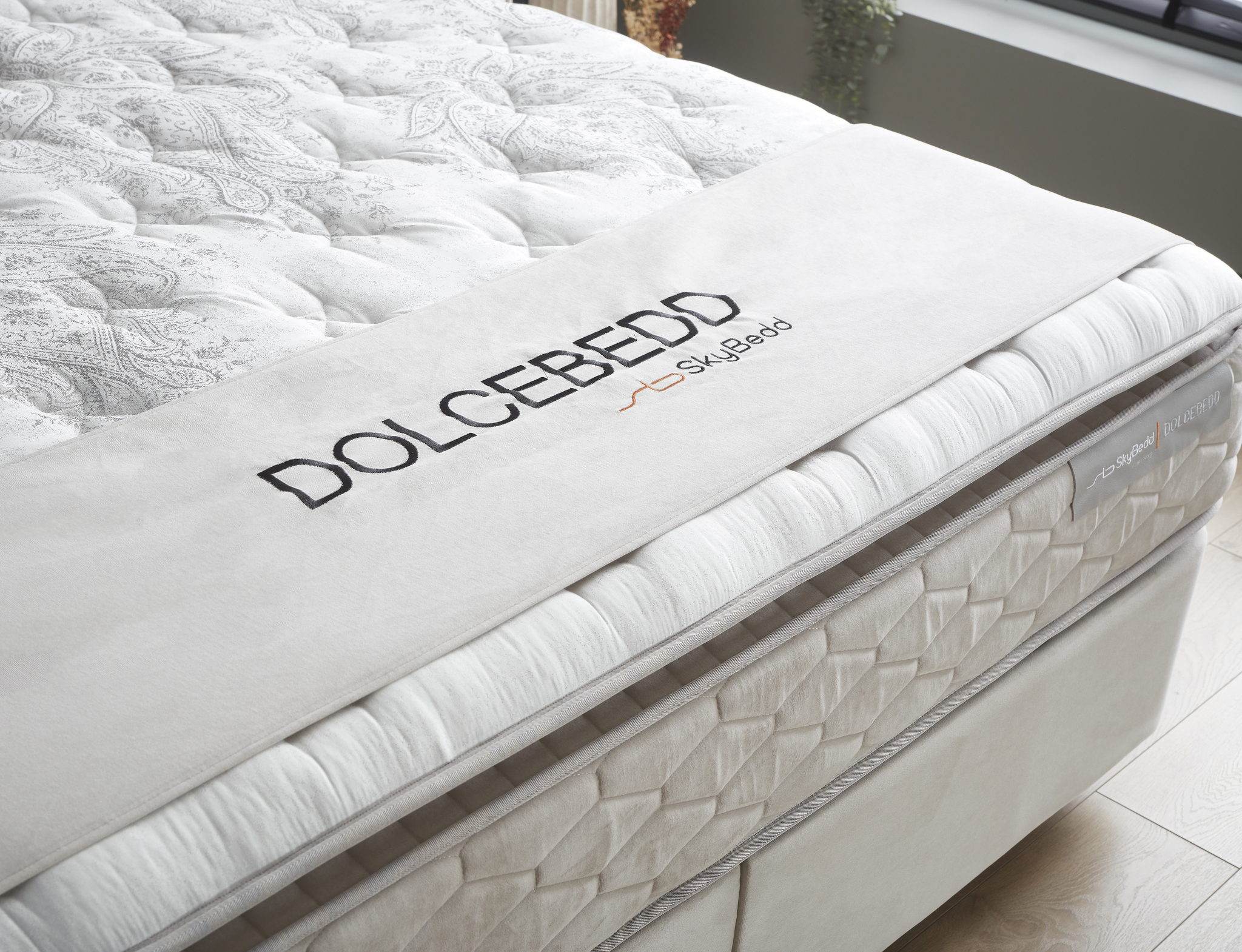 Boxspring Meimaro Beige 160x200 - Afbeelding 6