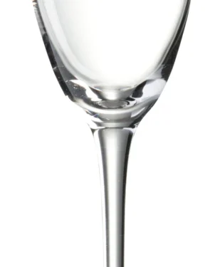 Transparant glazen woonaccessoire Caulea met elegante geribde afwerking en slank 6 x 21 cm formaat
