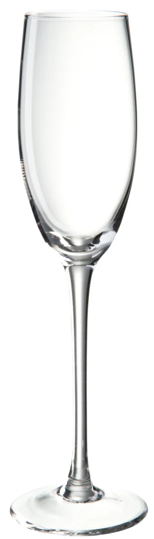 Transparant glazen woonaccessoire Caulea met elegante geribde afwerking en slank 6 x 21 cm formaat