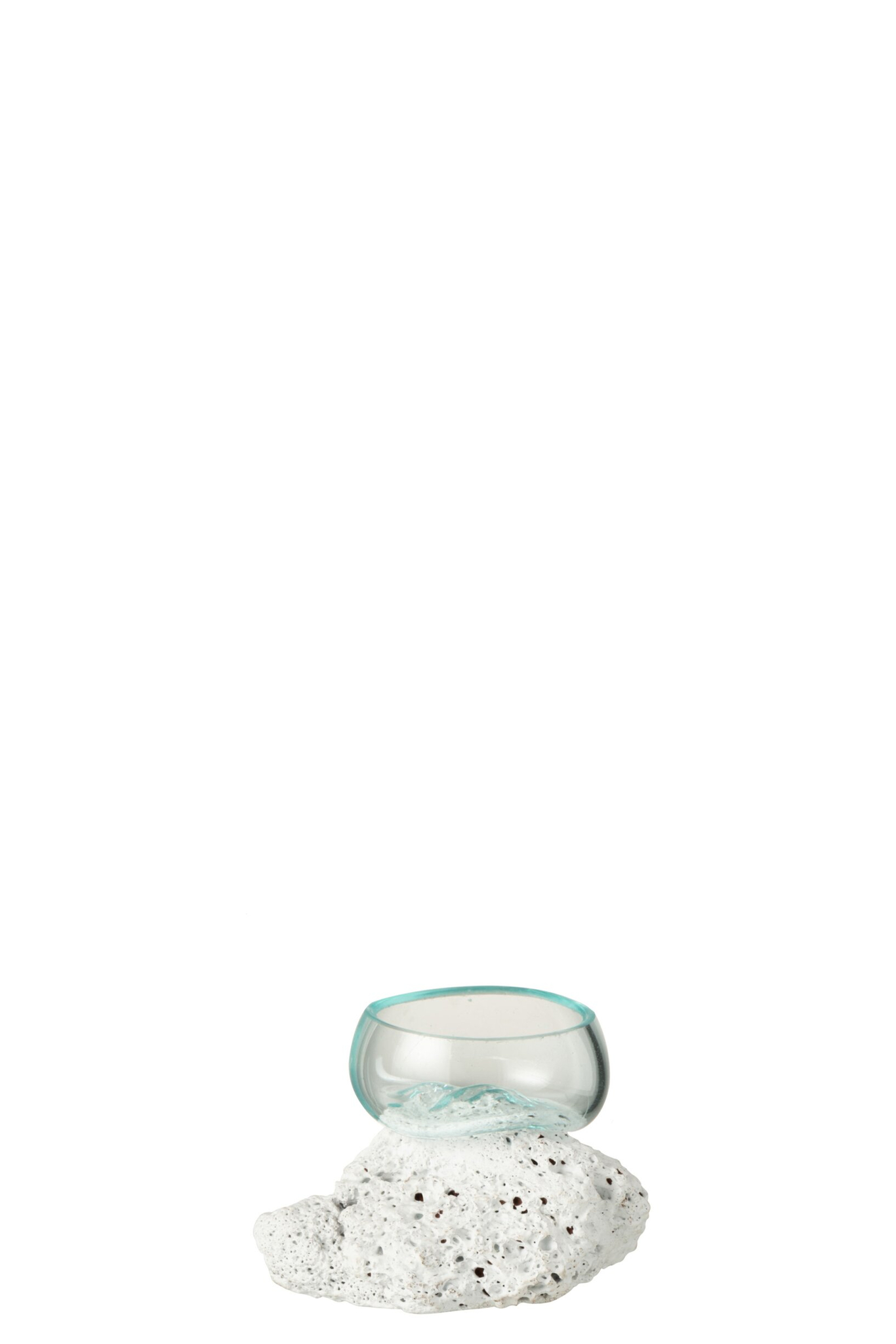 Vaas Treentane Glas Wit H10 cm