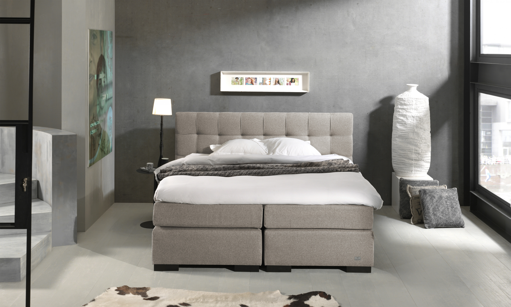 Boxspring Marena Beige 140x200 - Afbeelding 6