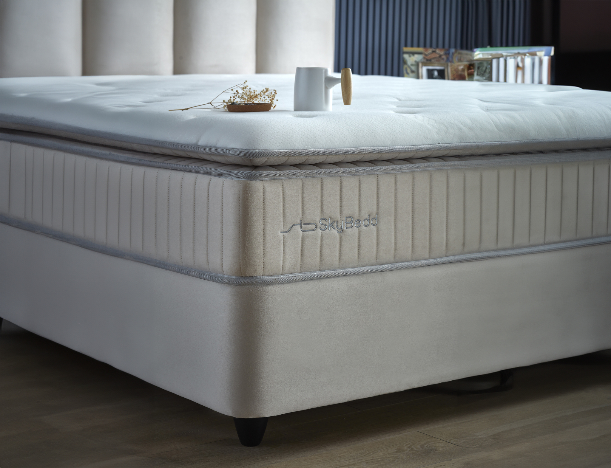 Boxspring Marena Beige 140x200 - Afbeelding 7