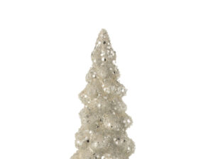 Kerstboom Alba Glas Zilver H20 cm