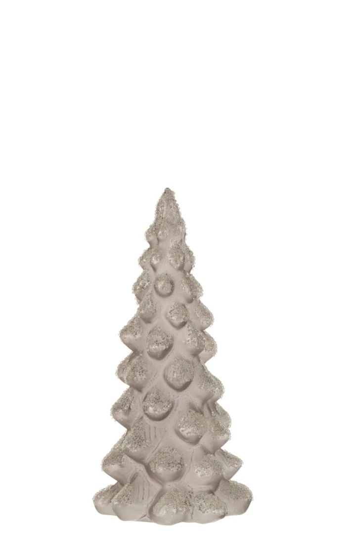 Kerstboom Rienol Glas Grijs H20 cm - Afbeelding 2