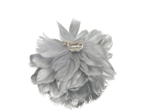 Decoratie Brullas Veren Zilver