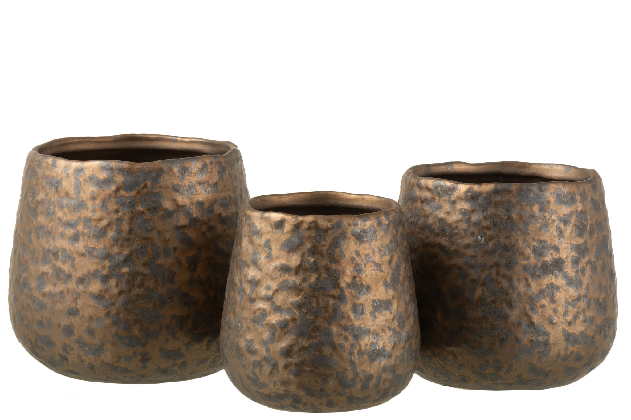 Bloempot Flammo Klei Koper H14 cm