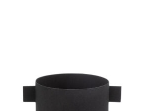 Bloempot Broorun Metaal Zwart H12 cm