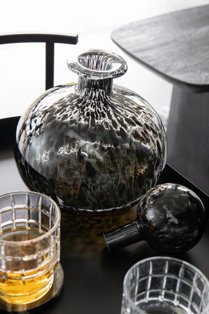 Decoratie Tierrora Glas Zwart - Afbeelding 2